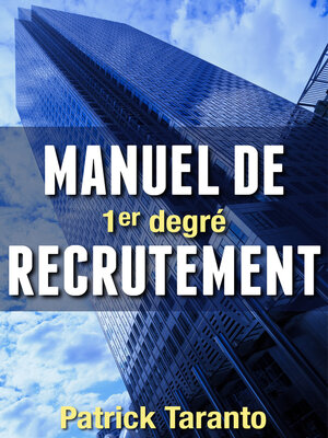 cover image of Manuel De Recrutement, 1er degré